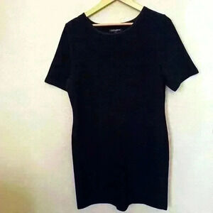 Mario Serrani Italy Dress Womens L Navy Work Career Church